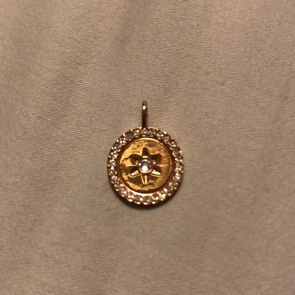 Rose gold plated sterling silver ♌️ pendant